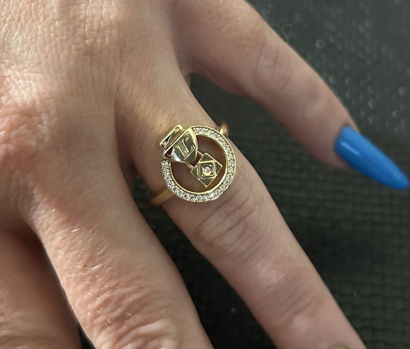 Złoty pierscionek rozmiar 17 zloto 585