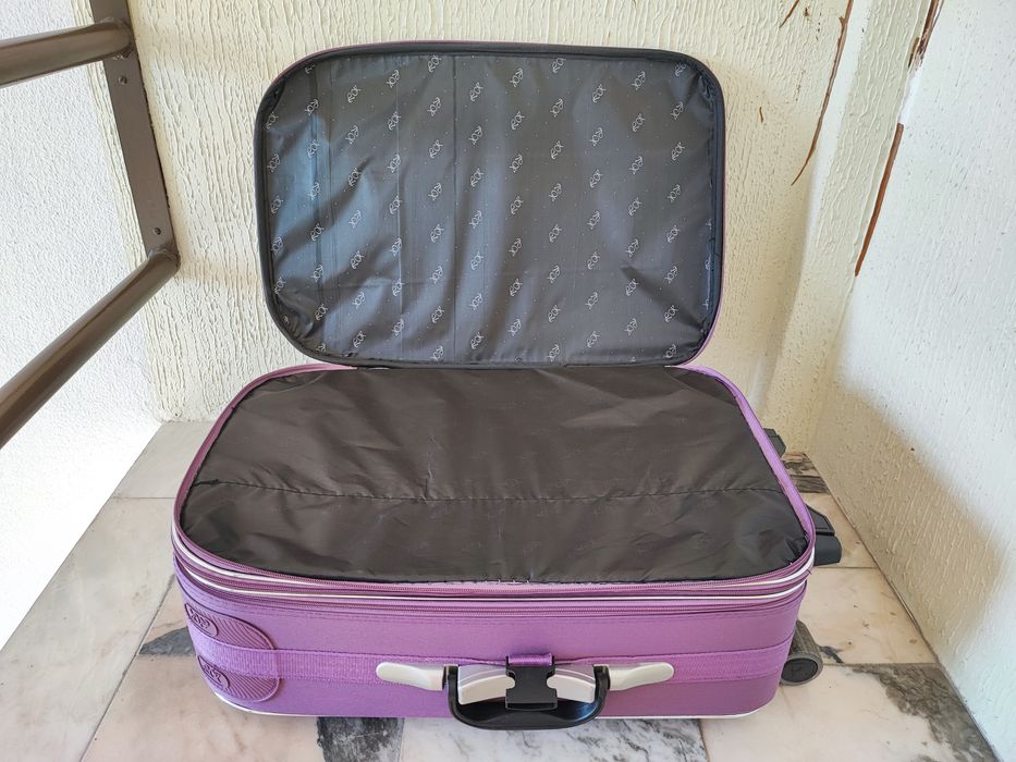 Mala de viagem em tecido