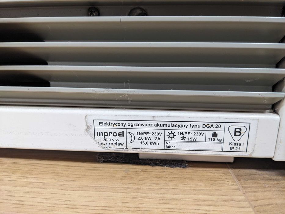 Dynamiczny piec akumulacyjny INPROEL typ DGP 18 i DGA 20