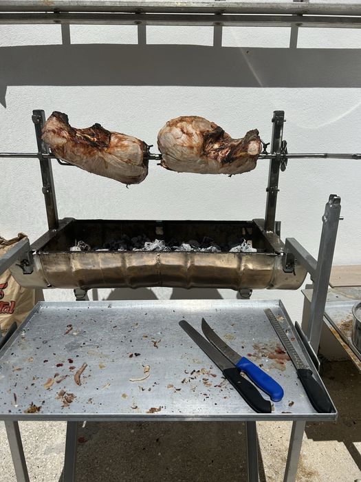 Pernil no espeto