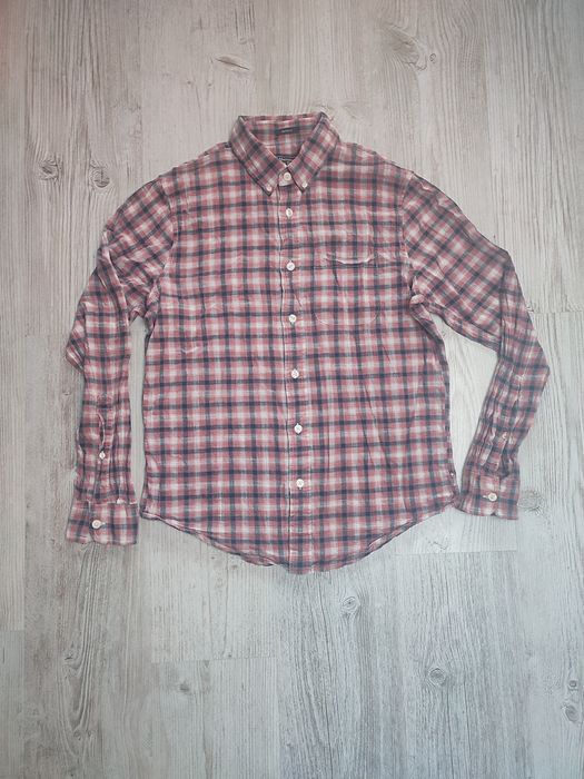 Abercrombie&Fitch S koszula męska długi rękaw kratka 170 chłopięca 170