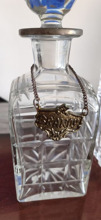 Conjunto de 2 garrafas para brandy e whskey