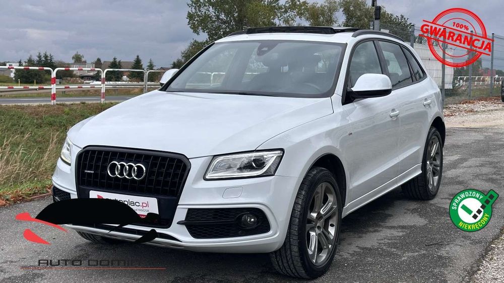 Audi Q5 Raty 3.0 TDI QUATTRO S-LINE Skóra Panorama Zarej w PL Gwarancja
