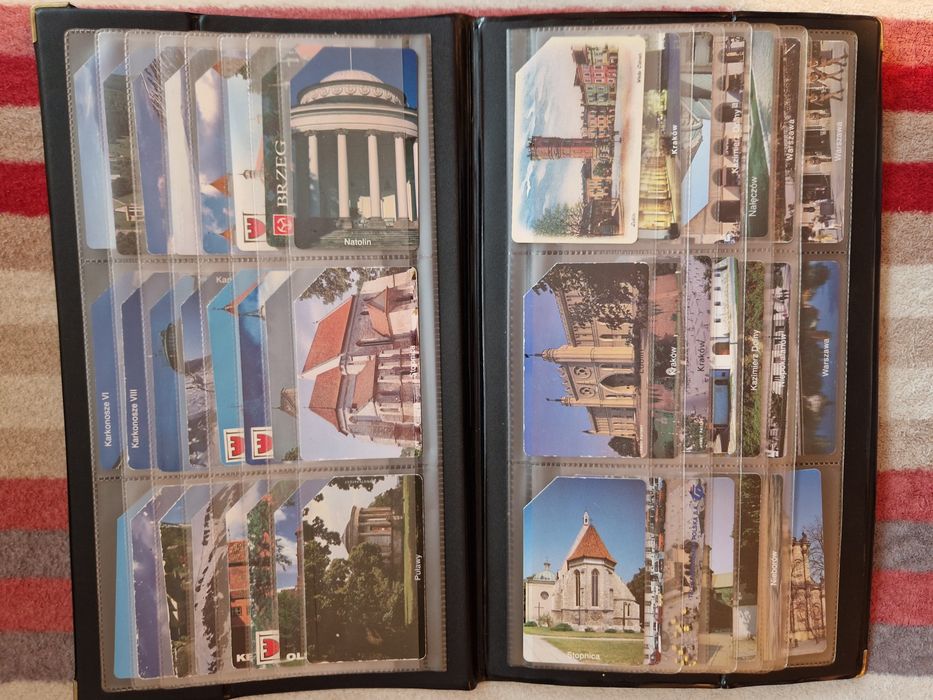 Karty telefoniczne 600 szt + albumy