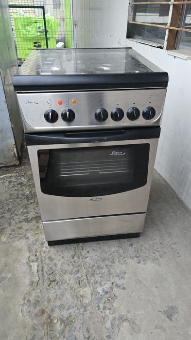 Продам плиту газову із нержавійки електрична духовка повністю робоча