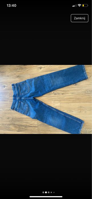 Spodnie ZARA white leg nowe