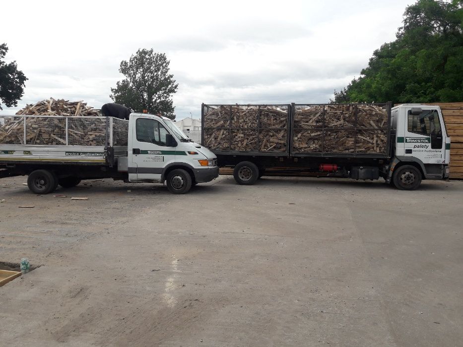 drewno kominkowe opałowe odpady zrzyny tartaczne