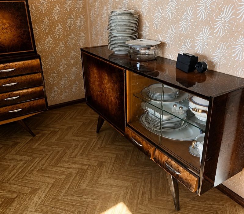 Zestaw mebli vintage / PRL –  lata 80te