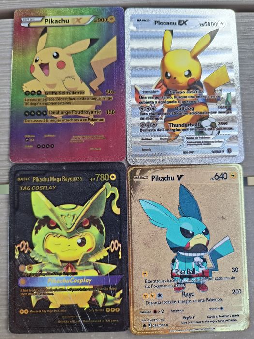 Cartas pokemon Pikachu
