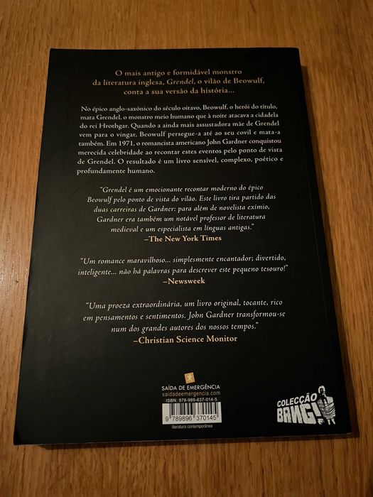GRENDEL  O Inimigo de Beowulf    JOHN GARDNER