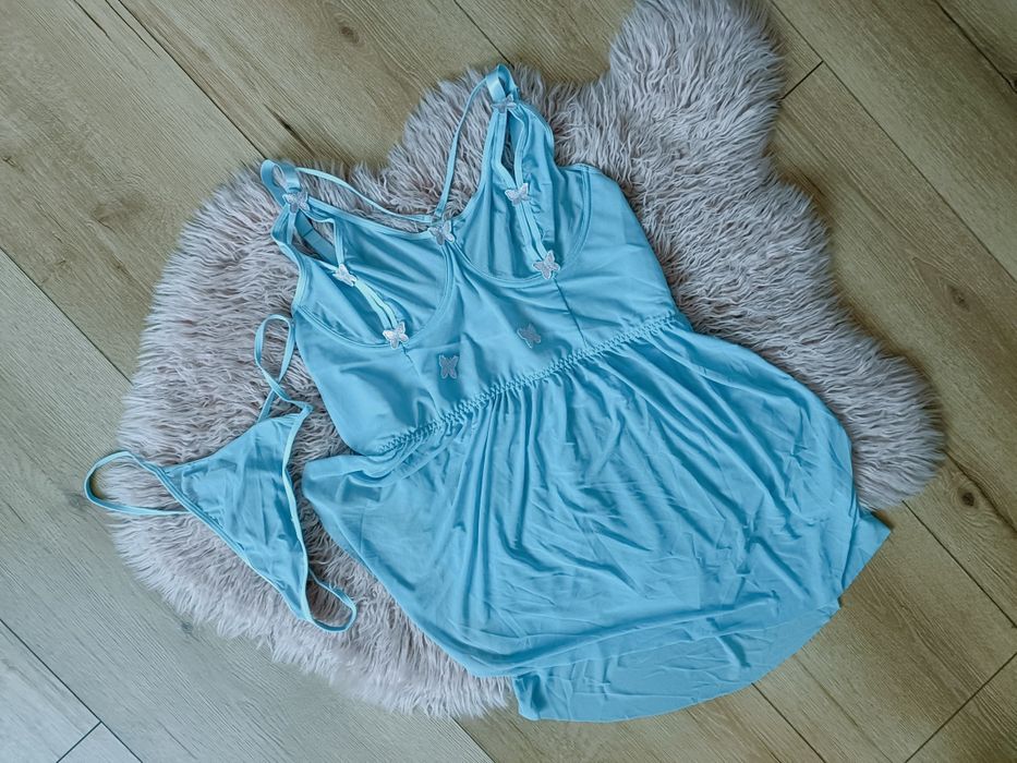 Komplet bielizny biustonosz i stanik 48 50