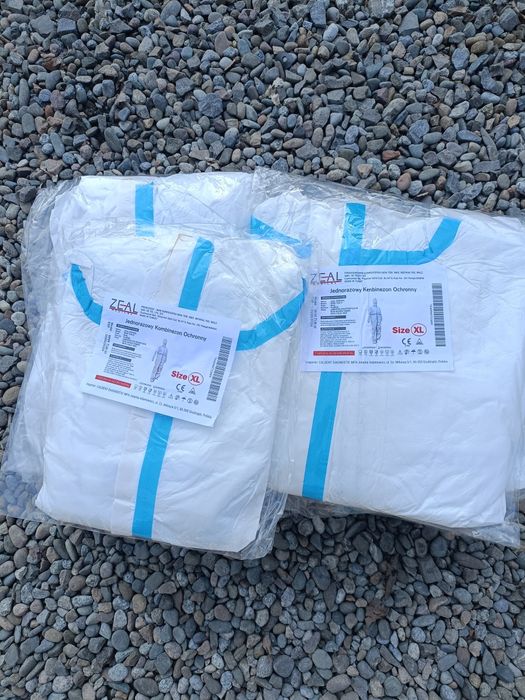 Kombinezon ochronny xl 9 sztuk