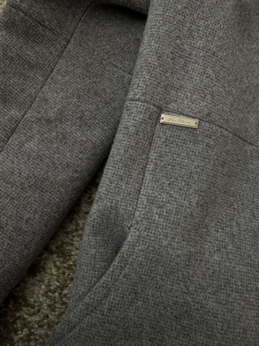 Зимове жіноче пальто, сірий/блакитний