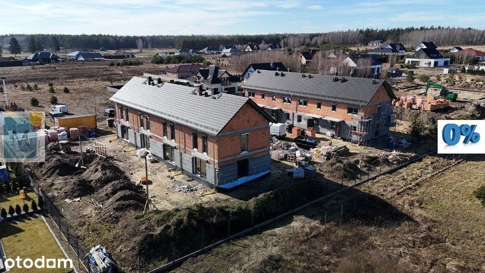 Dom-szereg,78m2 z poddaszem,4pokoje,Turkusowa