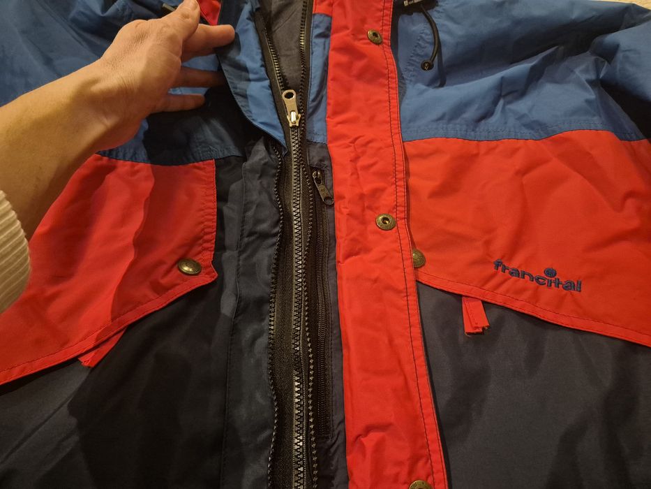 Kurtka zimowa przejściowa XXL 44 retro długa kurtka