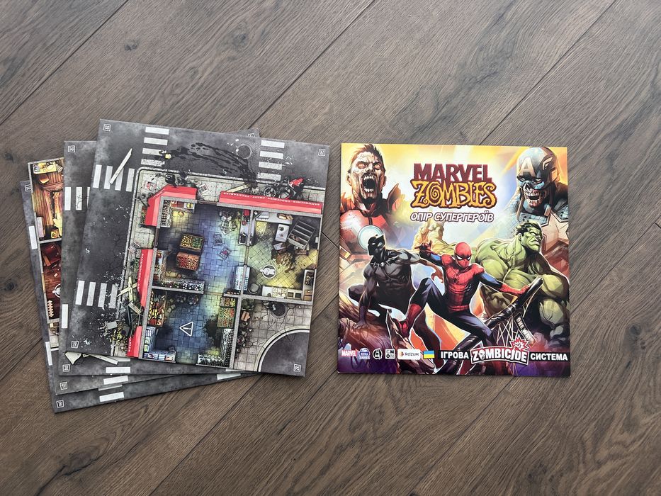 Настільна гра Marvel Zombies: опір супергероів (Zombicode)