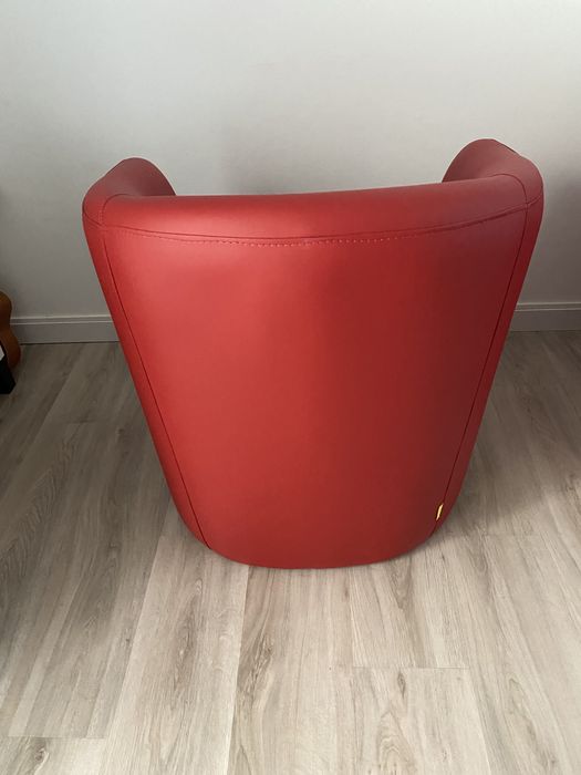 Poltronas Vermelhas Pele Sintética (2 uni)