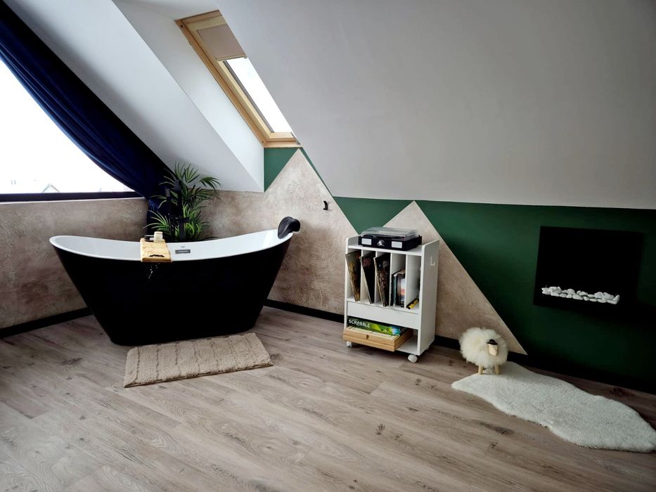 Domek w górach Pieniny widok na Tatry jezioro prywatne jacuzzi sauna