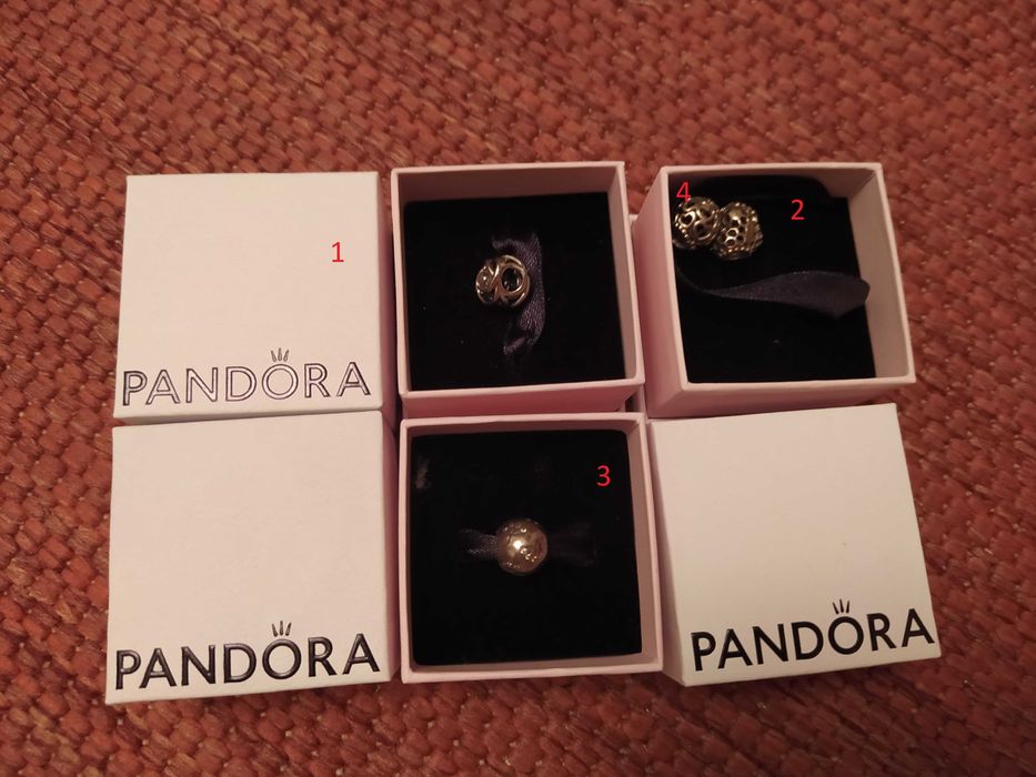 Pandora Charms - cztery wzory