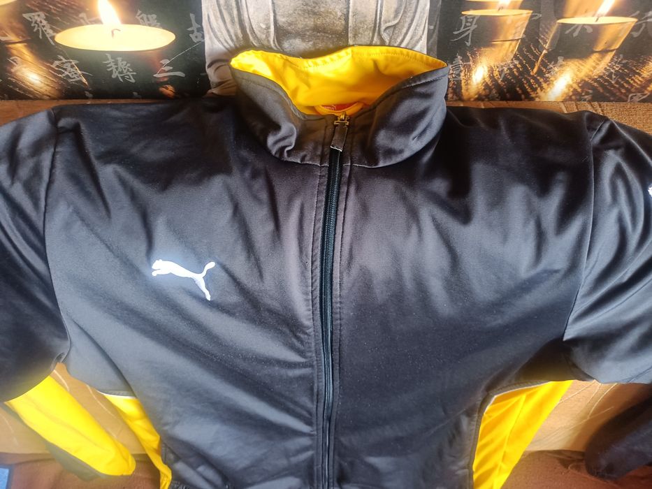 Bluza puma XL czarno-żółta