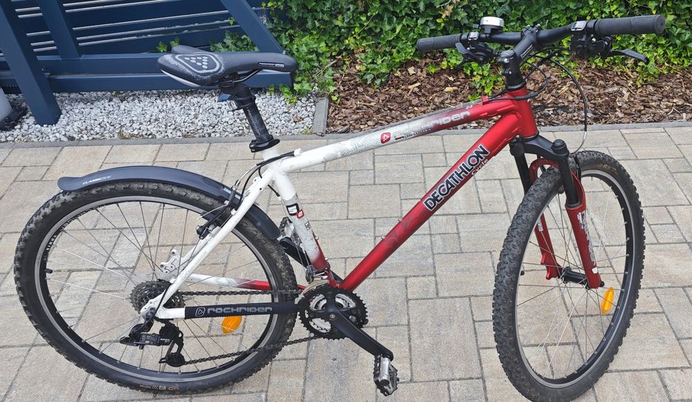 Rower RockRider Decathlon stan BDB