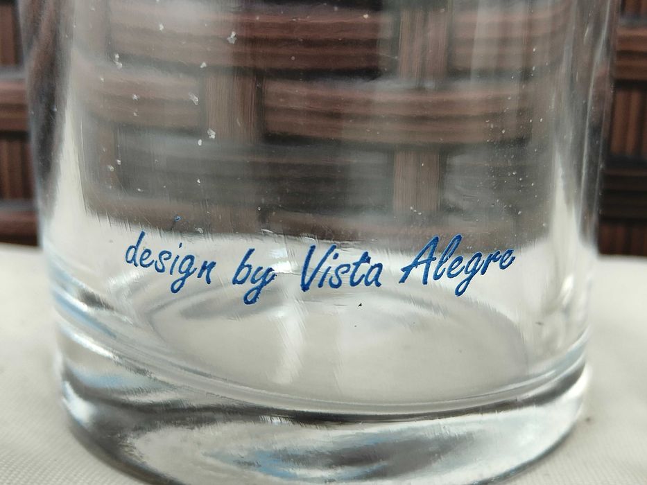 Conjunto de Copos em Vidro | Decoração Floral | Vista Alegre