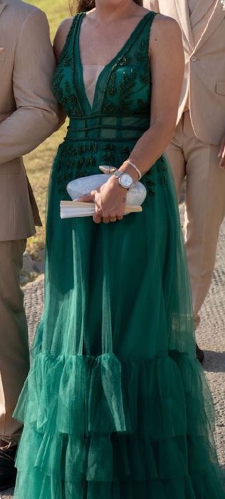 Cerimónia vestido verde