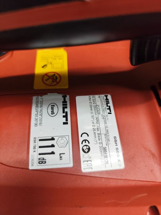 Hilti DSH 600 -X бензоріз Хілті оригінал