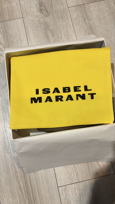 Isabel Marant sneakersy na koturnie - czarne