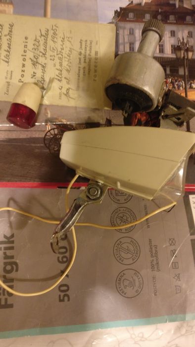 Komplet oświetlenia Romet. Składak Wigry...