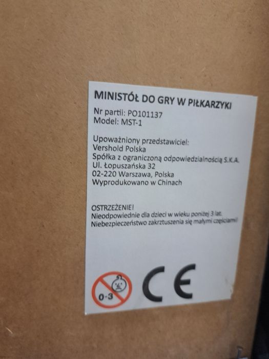 Duze pilkarzyki drewniane