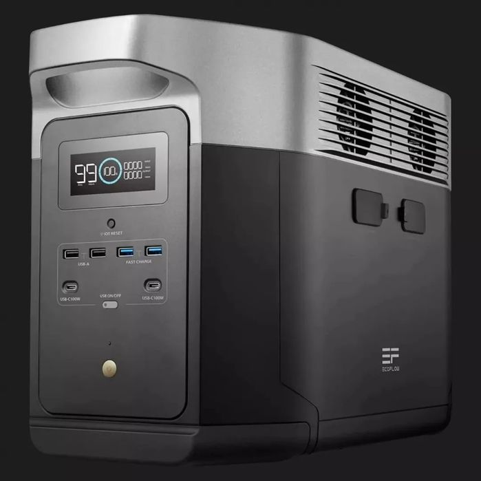 Зарядна станція EcoFlow Delta 2, 1800 Вт, 1024 Вт*год (UPS, ДБЖ)