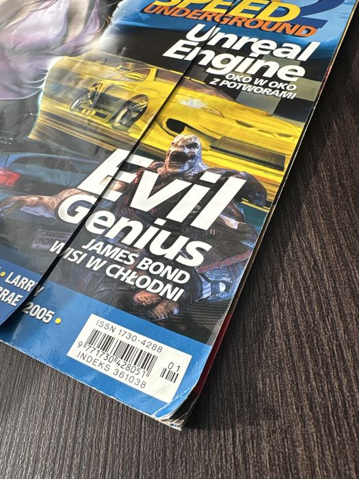GameStar nr 1/2005 magazyn/czasopismo o grach (artykuł o Need for Speed Underground 2)