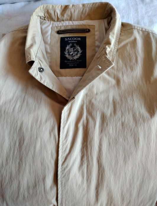 Gabardine Beige Sacoor