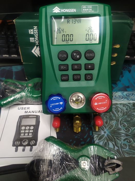 Электронный манометрический коллектор для френа