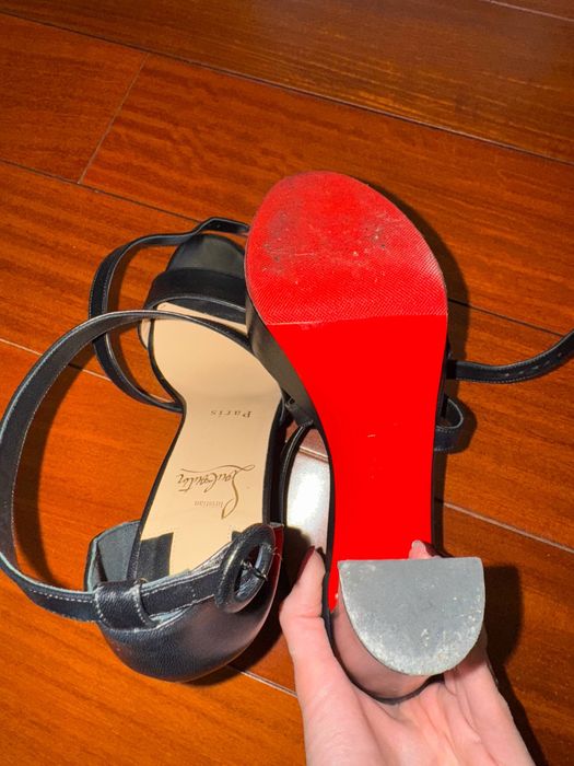 Босоніжки Christian Louboutin, оригінал, р 38 (24см), є рідна коробка!