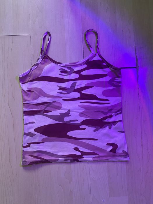 топ рожевий, воєнний розкрас y2k