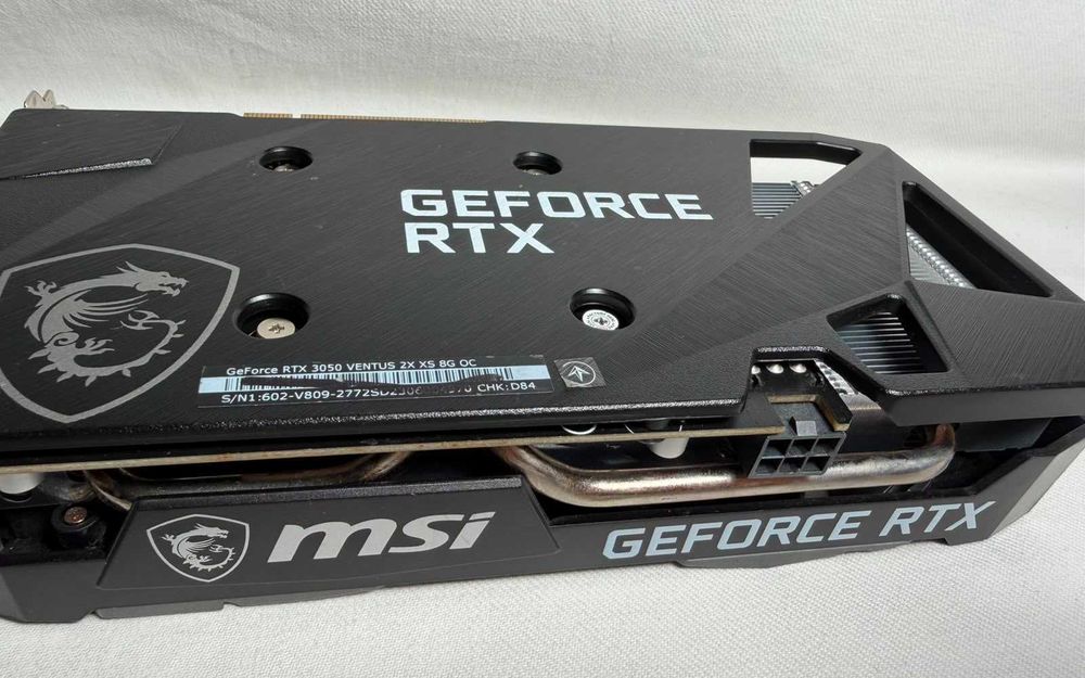 RTX 3050 MSI Ventus 2X 8GB OC – USZKODZONA | brak obrazu
