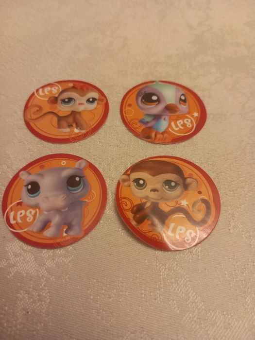 4 sztuki oryginalne naklejki lps.