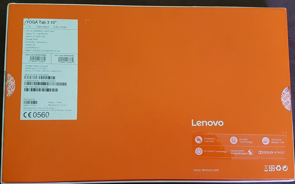 Lenovo Yoga Tab 3 10