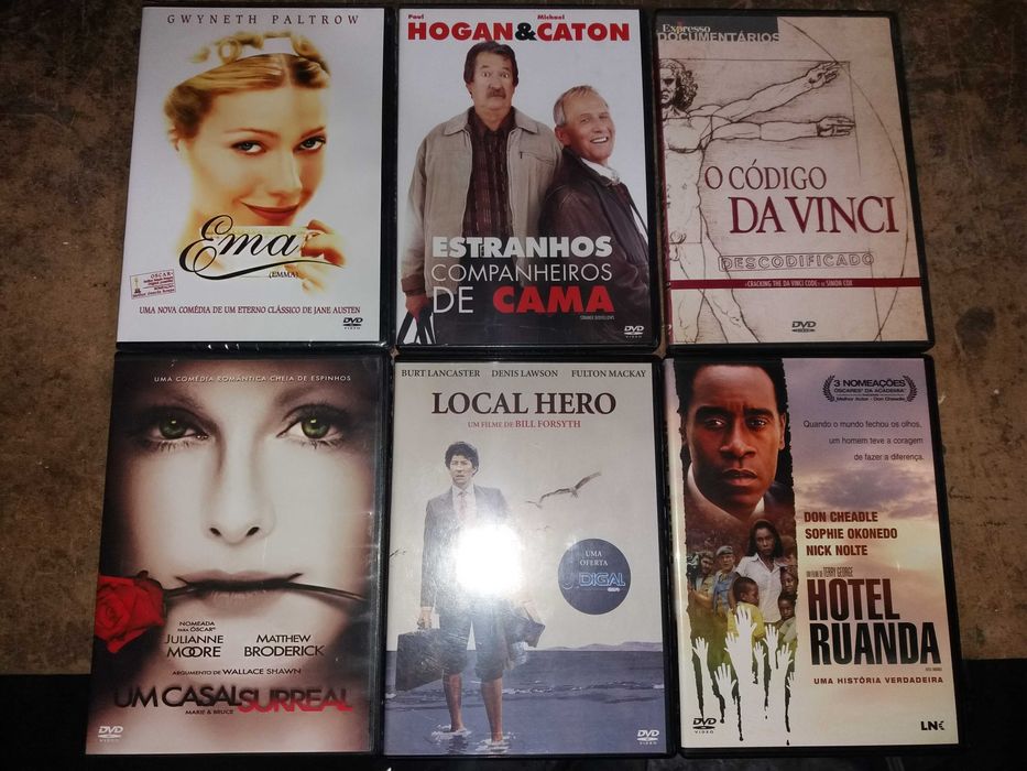 Dvds vários de filmes e documentários