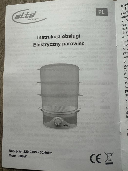 Parowar elekrtycxny Elta