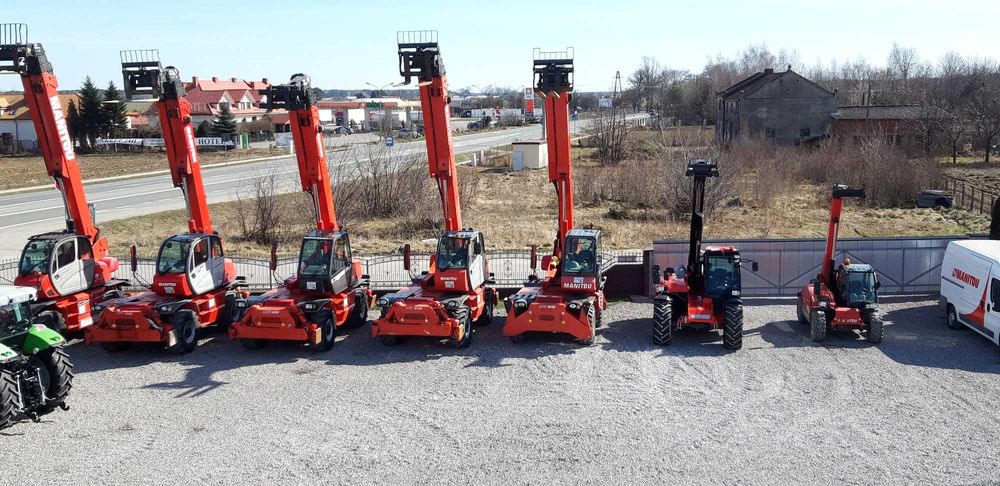 Wynajem ładowareki  Manitou MRT 2150  1850  1640 MT 625 Wózki widłowe