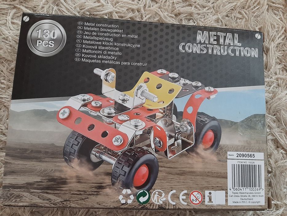 Metalowe klocki konstrukcyjne kład