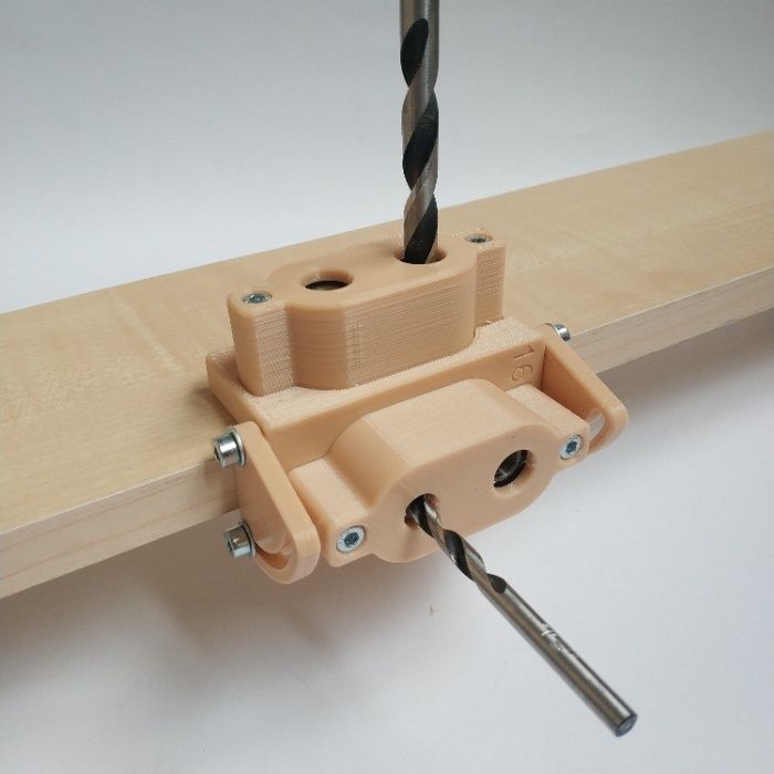 Кондуктор / шаблон меблевий під шкант, конфірмат ДСП 16 або 18мм.