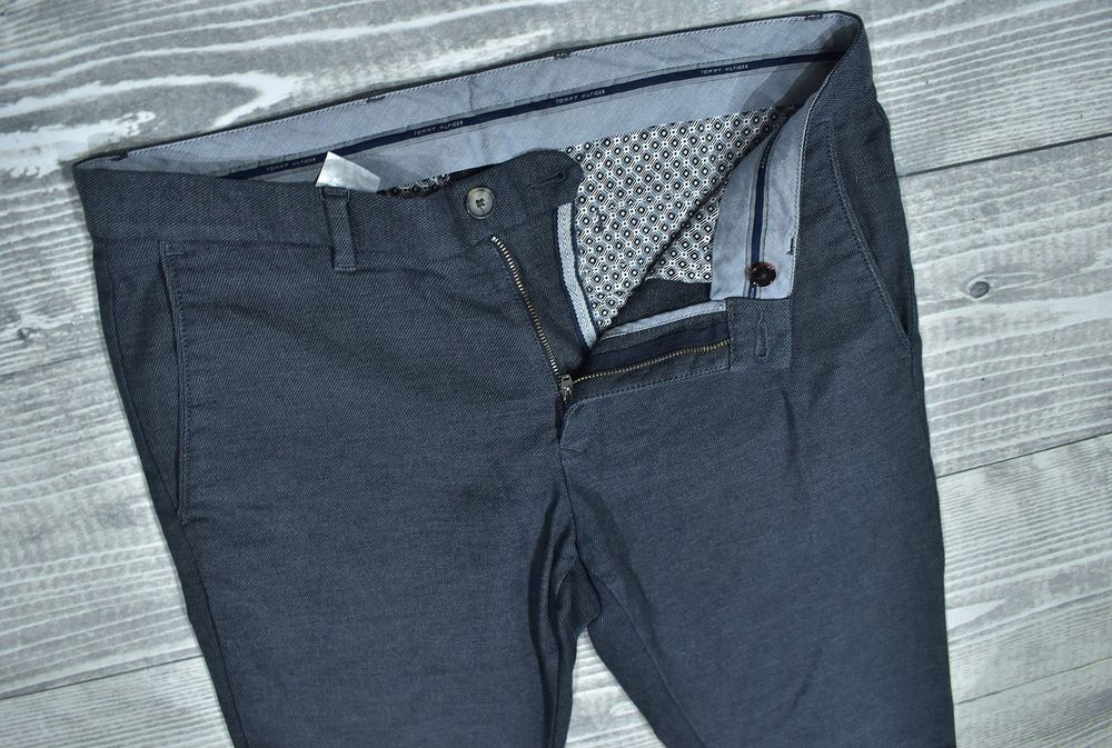 Tommy Hilfiger Denton Chino Straight Fit Stretch Spodnie W34 L34