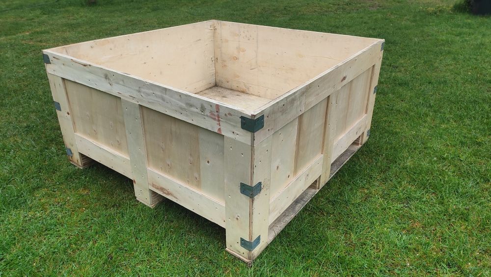 Skrzynia na paszę warzywniak kompostownik - sklejka 115x115