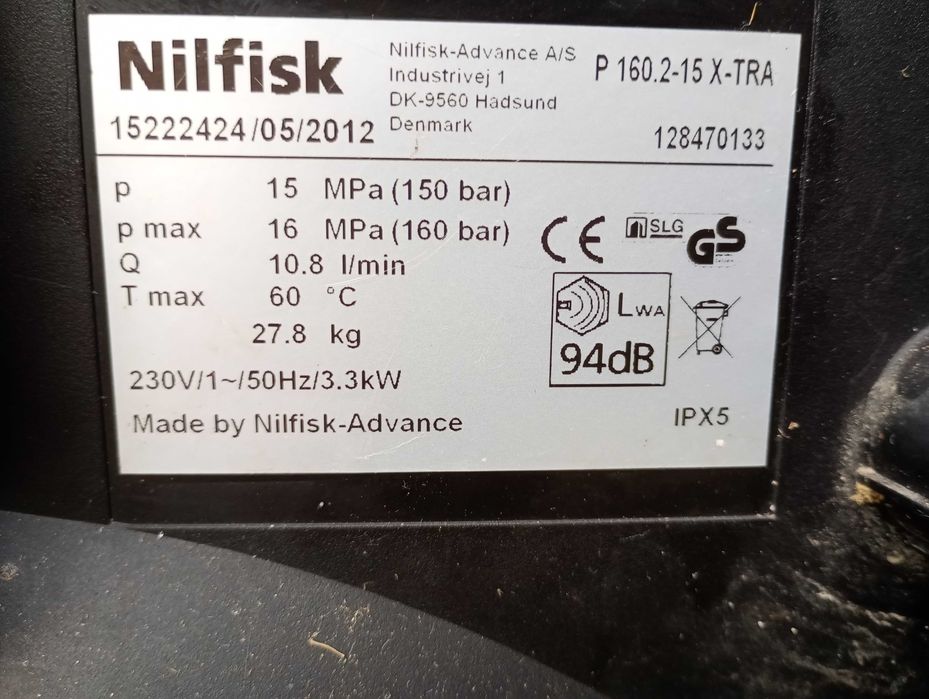 Myjka ciśnieniowa Nilfisk