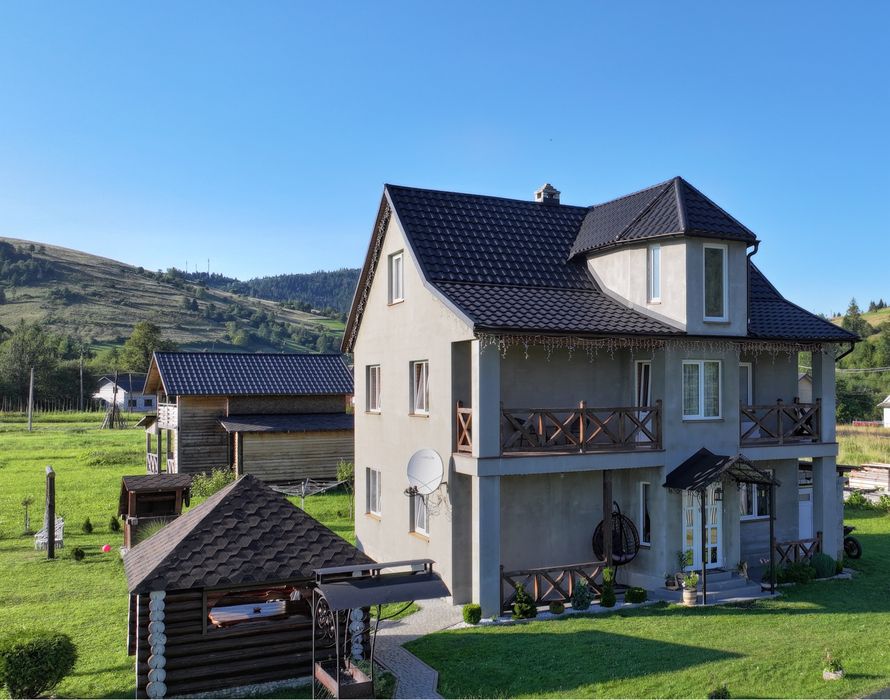 Відпочинок в Карпатах Пилипець Котедж Карпатські Зорі Оренда подобово