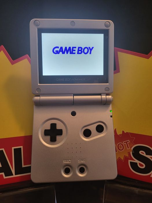Gameboy advance sp cinza ecrã IPS
